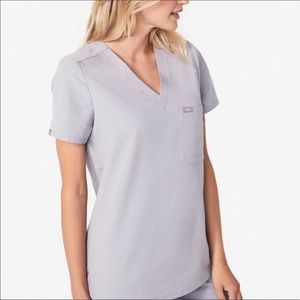 Figs Cement Catarina Scrub Top/ XXS